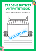 Stadens butiker - Aktivitetsbok