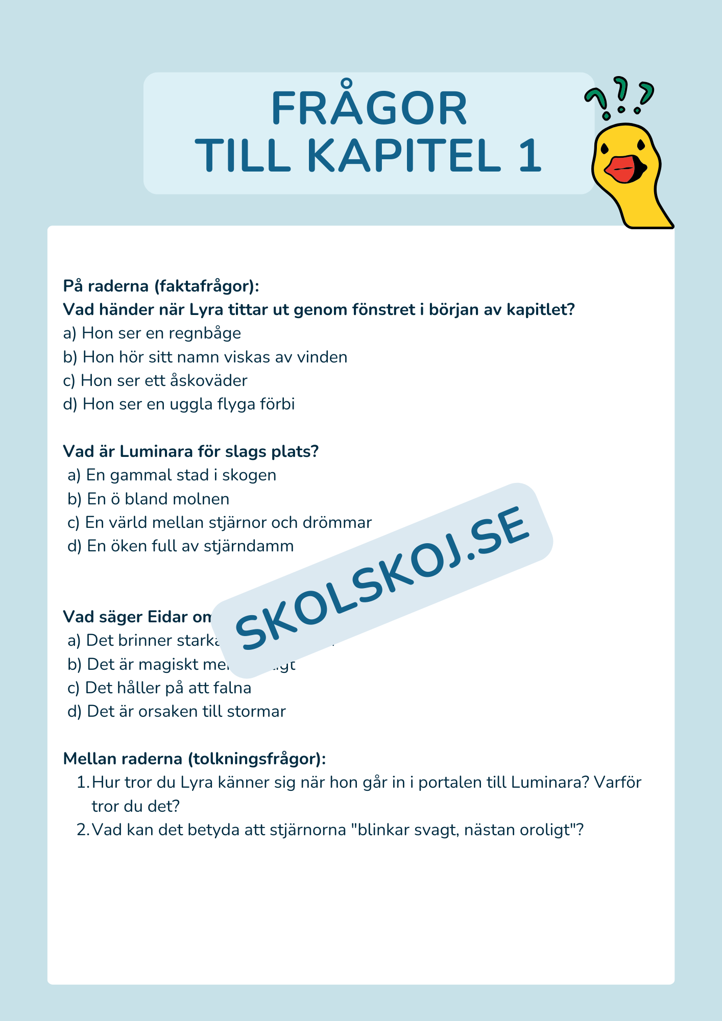 Lyra och Stjärnglödens hemlighet