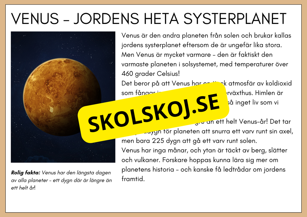 Upptäck solsystemet och skapa din egen planet