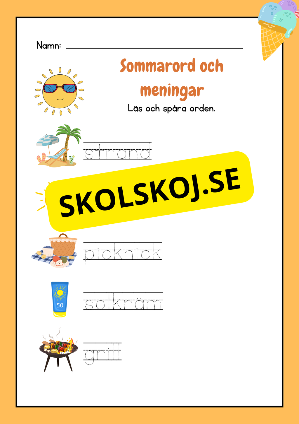 Sommarord och meningar