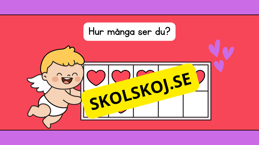 Jag lär mig räkna - Alla hjärtans dag
