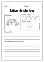 Läsa och skriva - Häfte