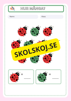 Hur många - Fsk - Årskurs 1