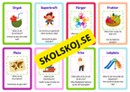 Samtalskort för sociala färdigheter (23 kort)