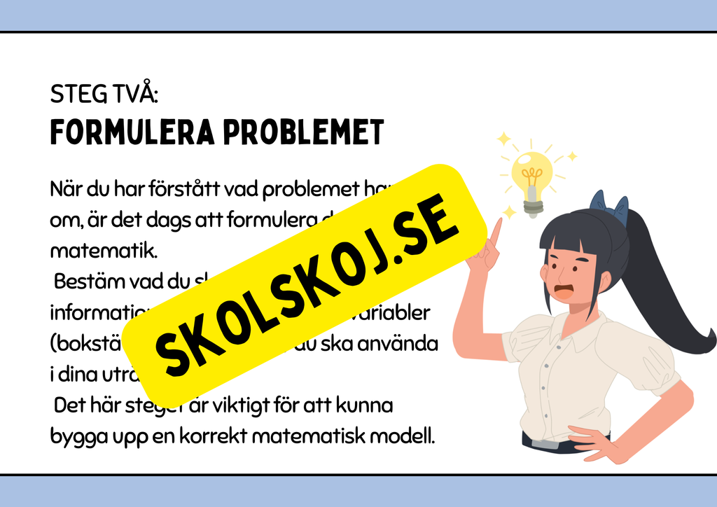 Steg för framgång - Problemlösning