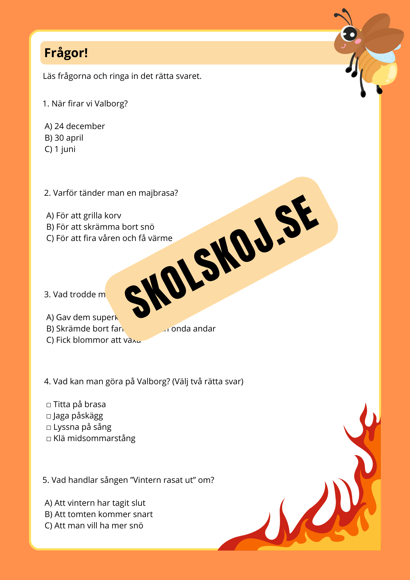 Valborg en vårtradition i Sverige
