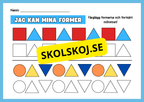Jag kan mina former - Häfte