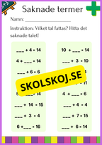 Saknade termer - Häfte