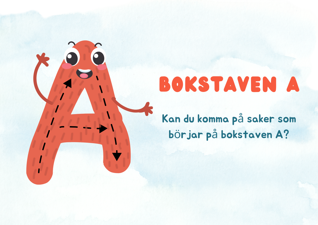Veckans bokstav - Vi lär oss alfabetet