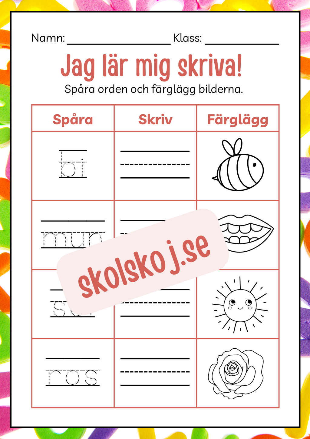 Häfte - Jag lär mig skriva