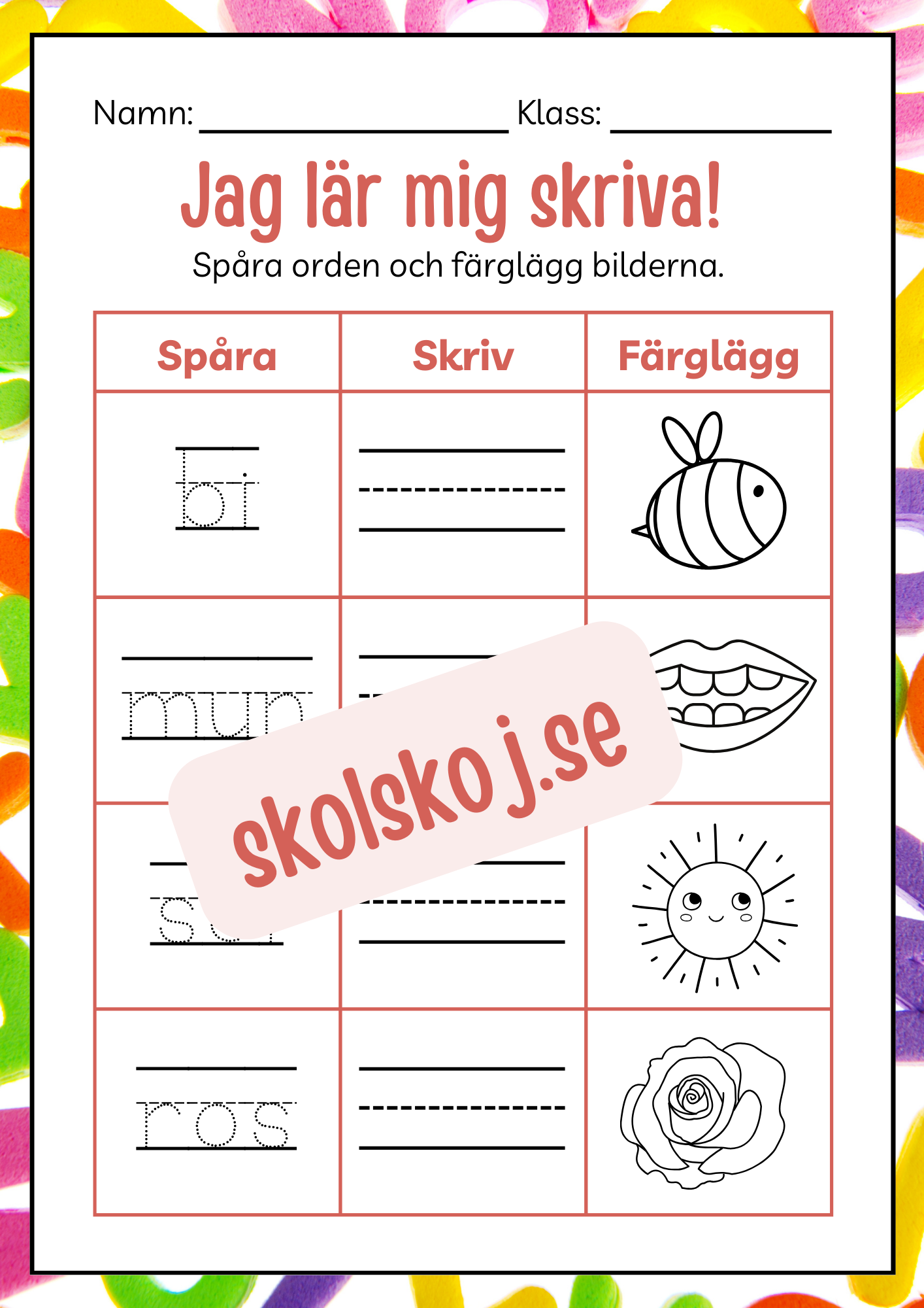 Häfte - Jag lär mig skriva