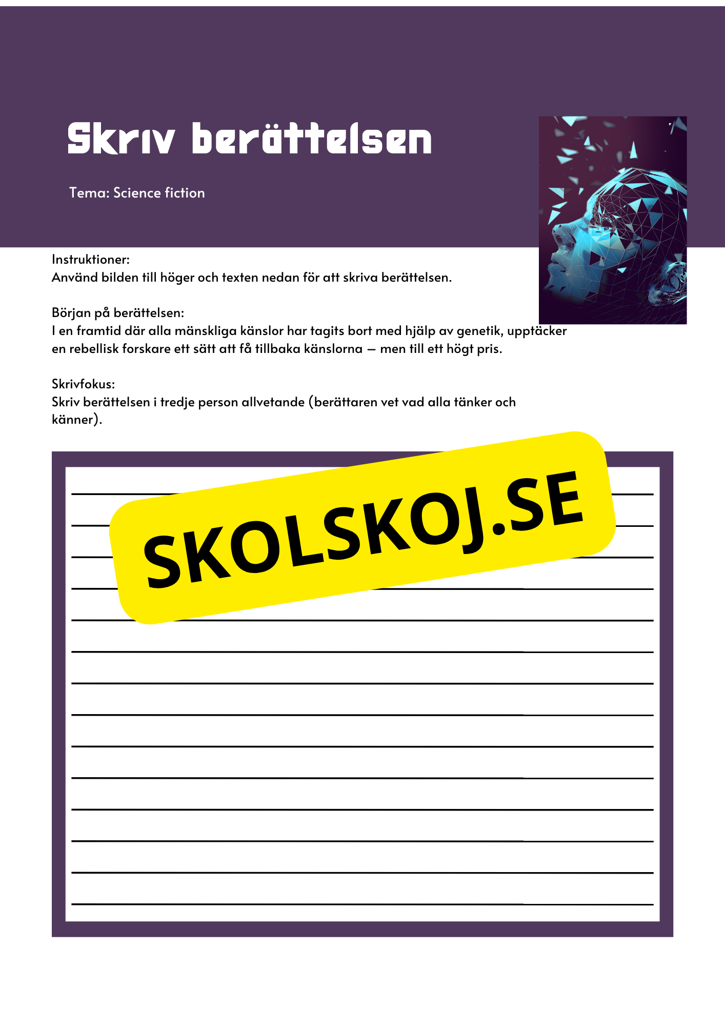 Skriv berättelsen - Häfte