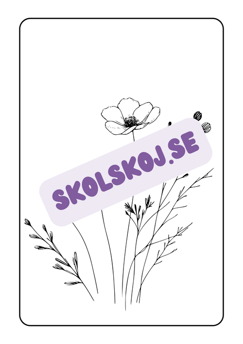Blommor - Målarbok