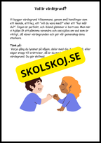 Värdegrund - I skolan, hemma och för framtiden