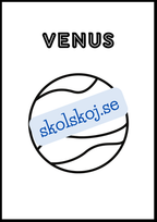 Målarbok - Solsystemet