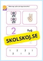 Jag lär mig siffror - 1 - 10