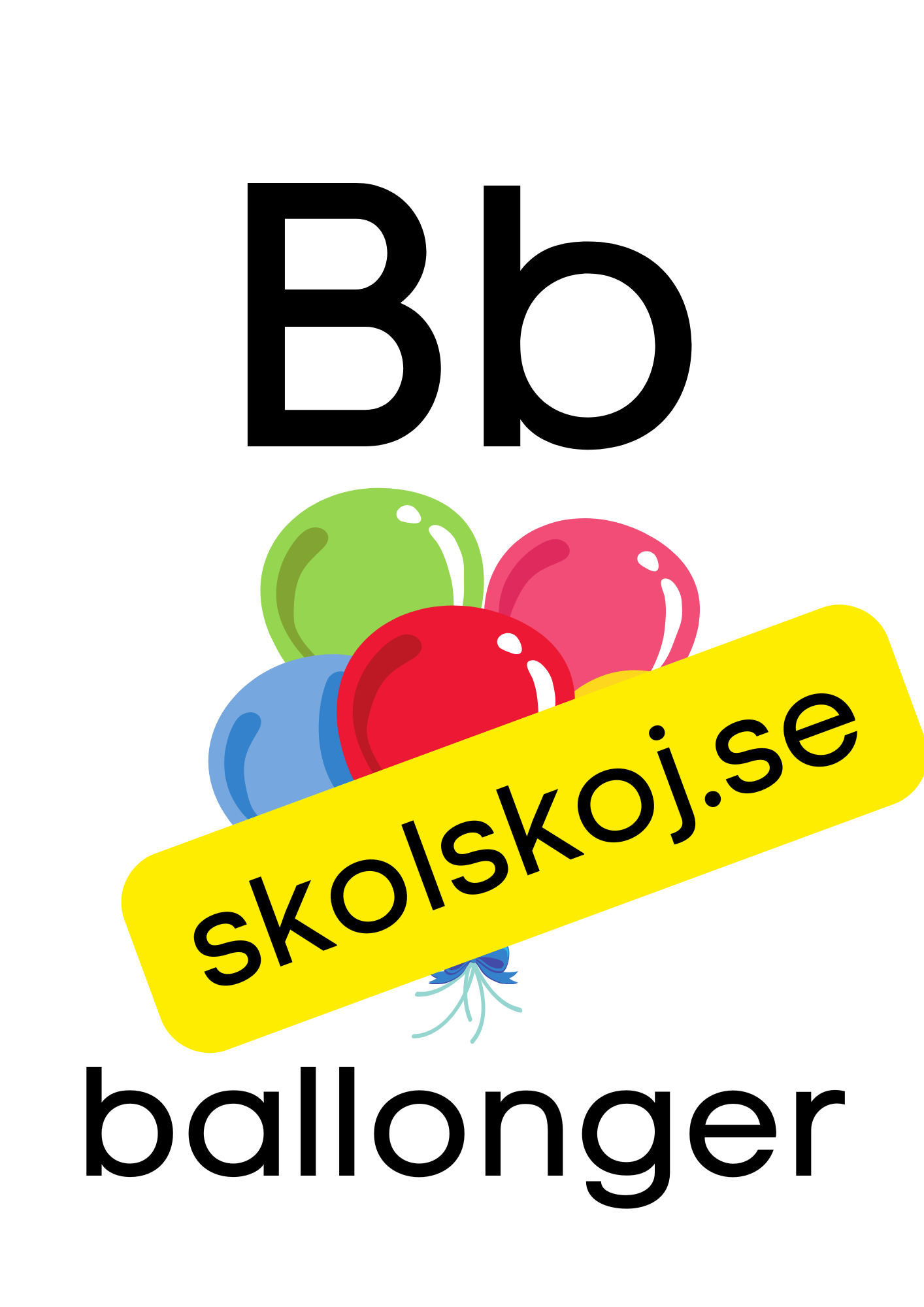 ABC flashkort - Hela alfabetet