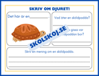 Skriv om djuret - Häfte