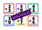 Addition - Flashkort - 1 - 20