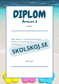 Diplom årskurs 1 - årskurs 6