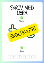 Skriv med lera - Siffror och tal - 1 - 20