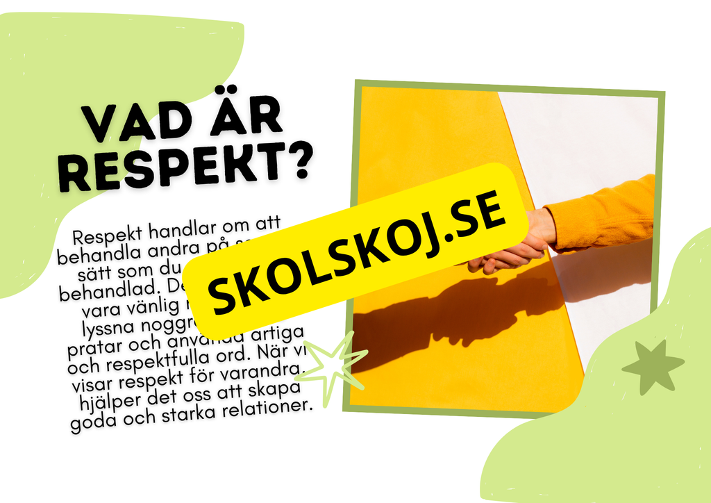 Att kunna visa respekt - Häfte + Diskussionsfrågor