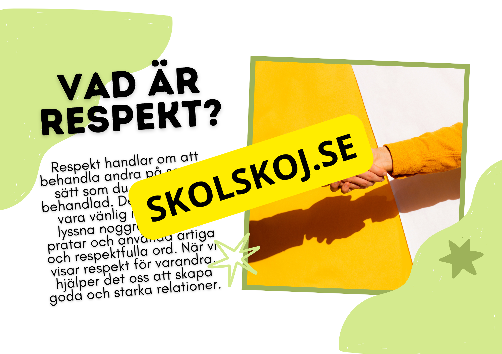Att kunna visa respekt - Häfte + Diskussionsfrågor