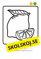 Målarbok - Frukter