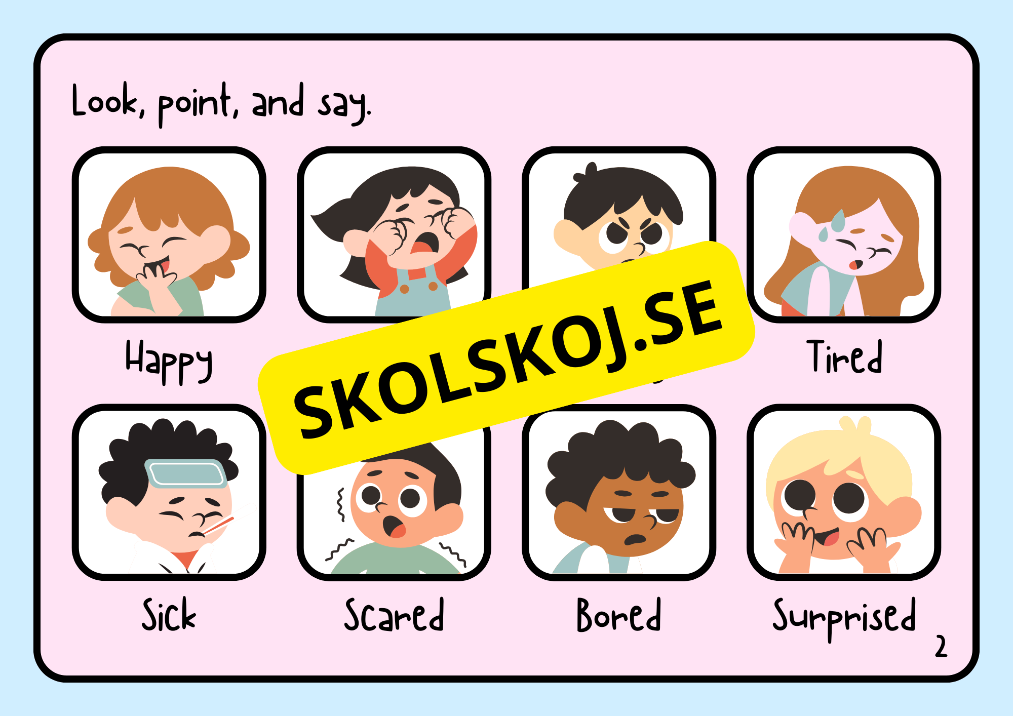 Feelings english activity book