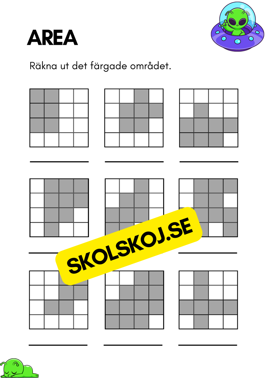 Area och omkrets - Årskurs 4 - 5