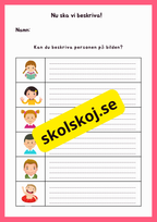 Nu ska vi beskriva - Häfte