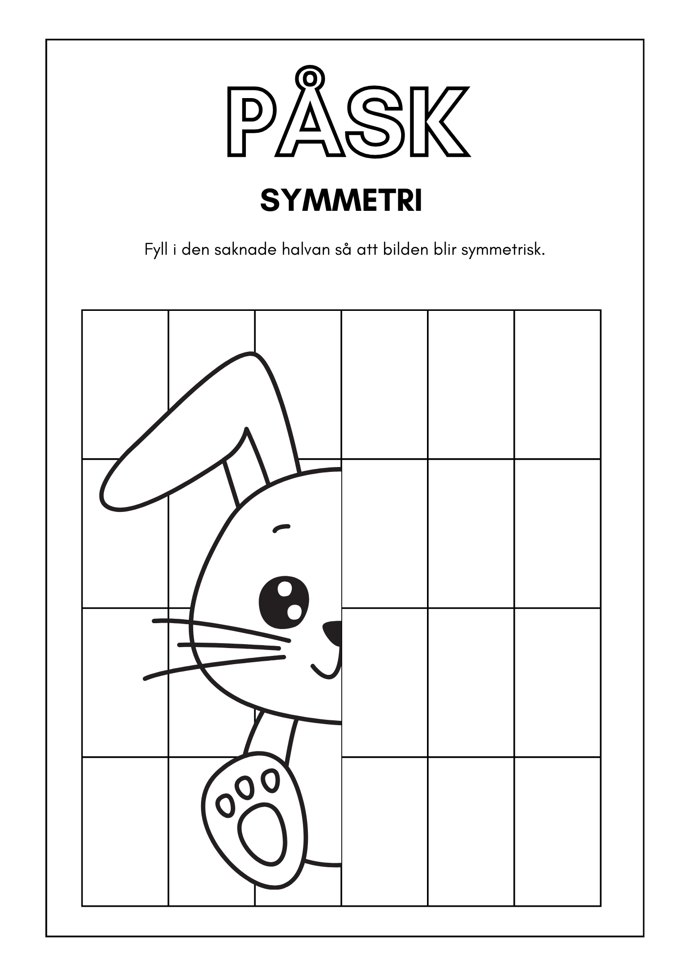 Påsk aktivitetsbok - Häfte