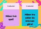 Nämn två, nämn tre! – Ett kul och färgsprakande quiz
