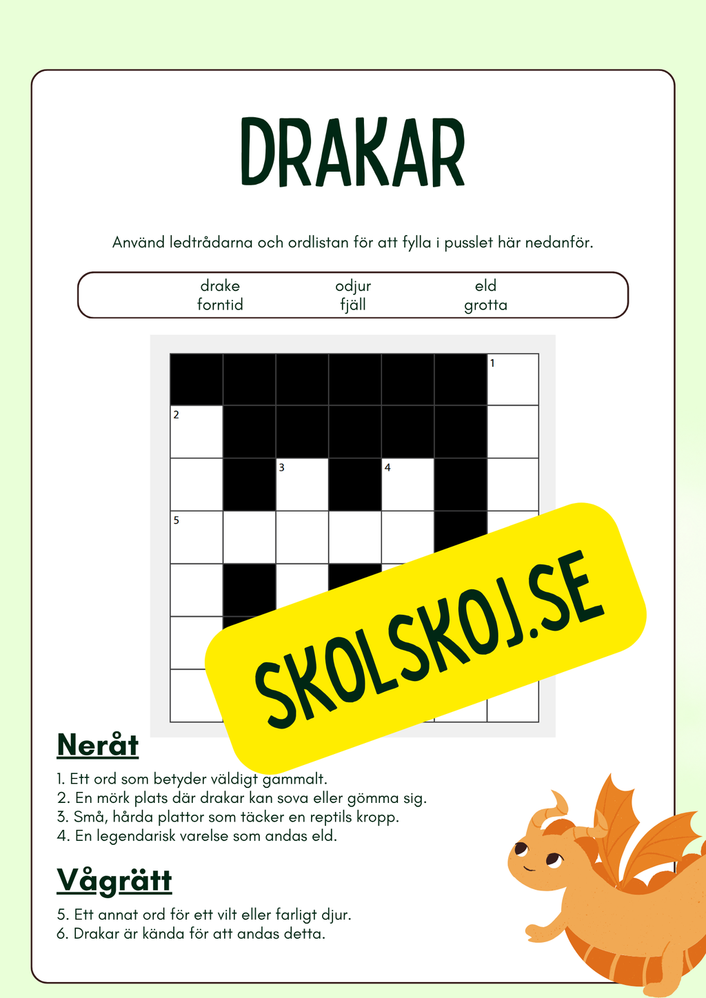 Drakar - Kul och spännande fakta om drakar och lite till