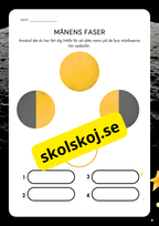 Månens faser - Årskurs 4 - 6