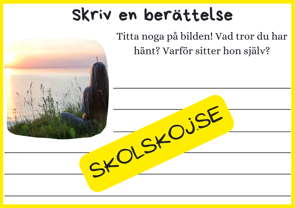 Skriv en berättelse - Skriv till bilden