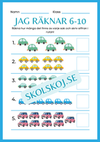 Jag räknar 6 - 10 - Häfte - Del 2