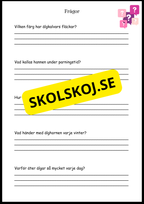 Sveriges landskapsdjur - Häfte - Årskurs 4 - 6 (17 sidor)