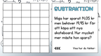 Problemlösning - Addition & subtraktion - Decimalform - Åk 5 - 6