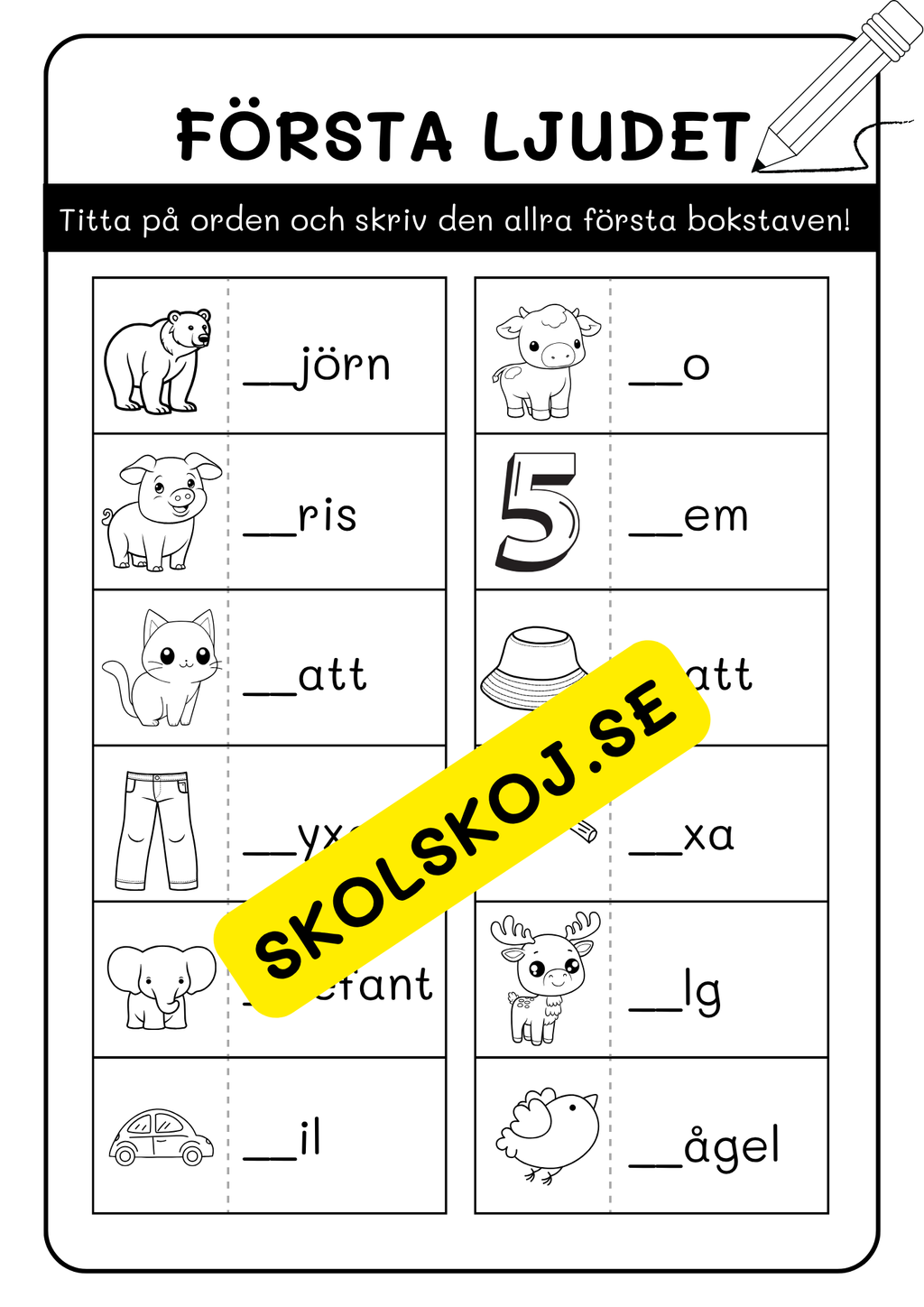 Häfte - Första ljudet