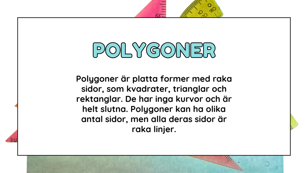 Introduktion till polygoner + Frågor - Årskrus 4 - 6