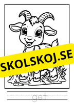 Bondgårdsdjur - Målarbok