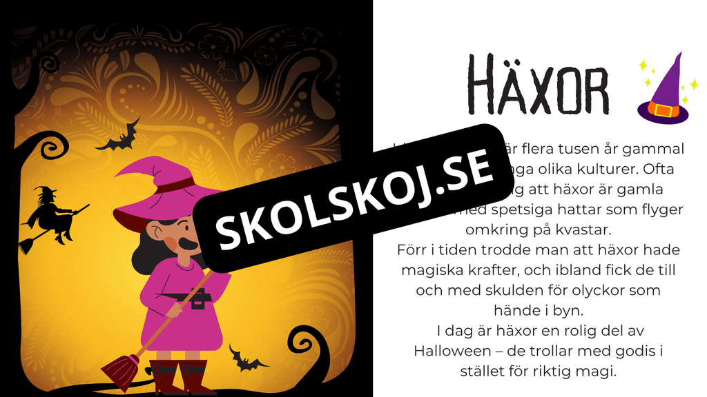Klassiska figurer från Halloween