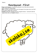 Lekfulla djurpyssel med bomull och fantasi