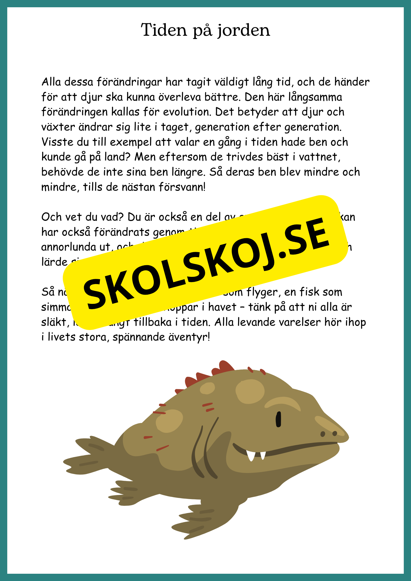 Djur och natur - Årskurs 4 - 6