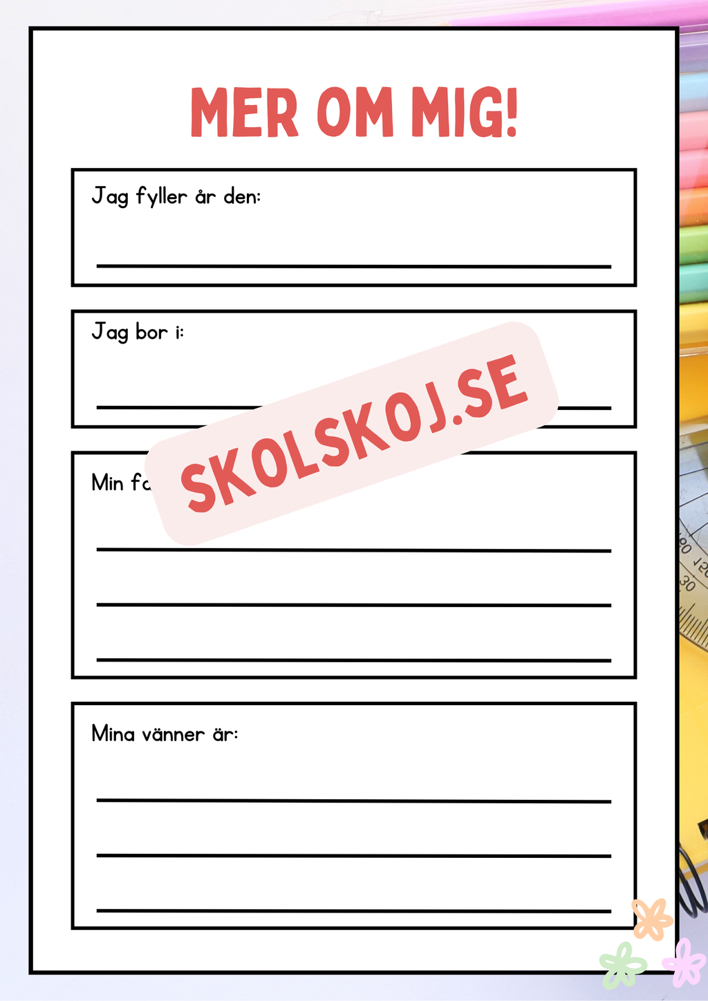 Tillbaka till skolan - Roliga läraktiviteter