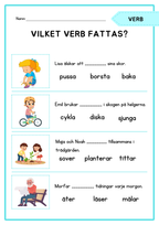 Vilket verb fattas?