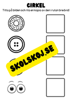 Vi lär oss geometriska former - Häfte