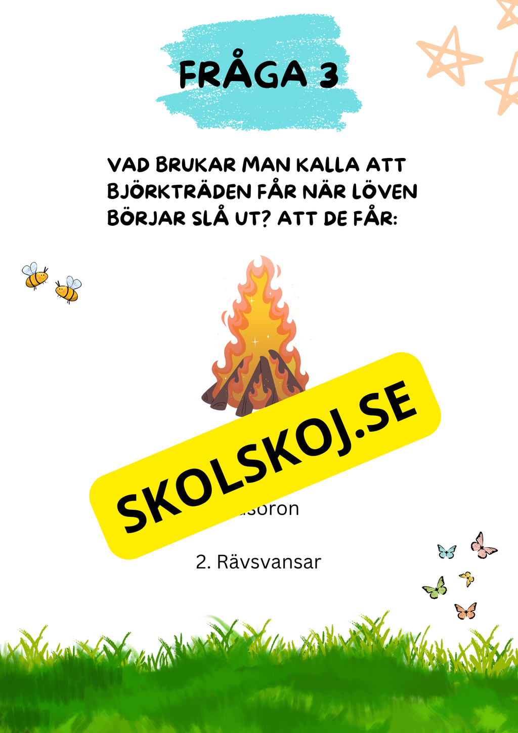 Tipspromenad Valborg + Facit