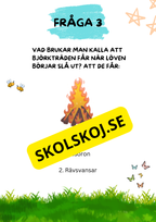Tipspromenad Valborg + Facit